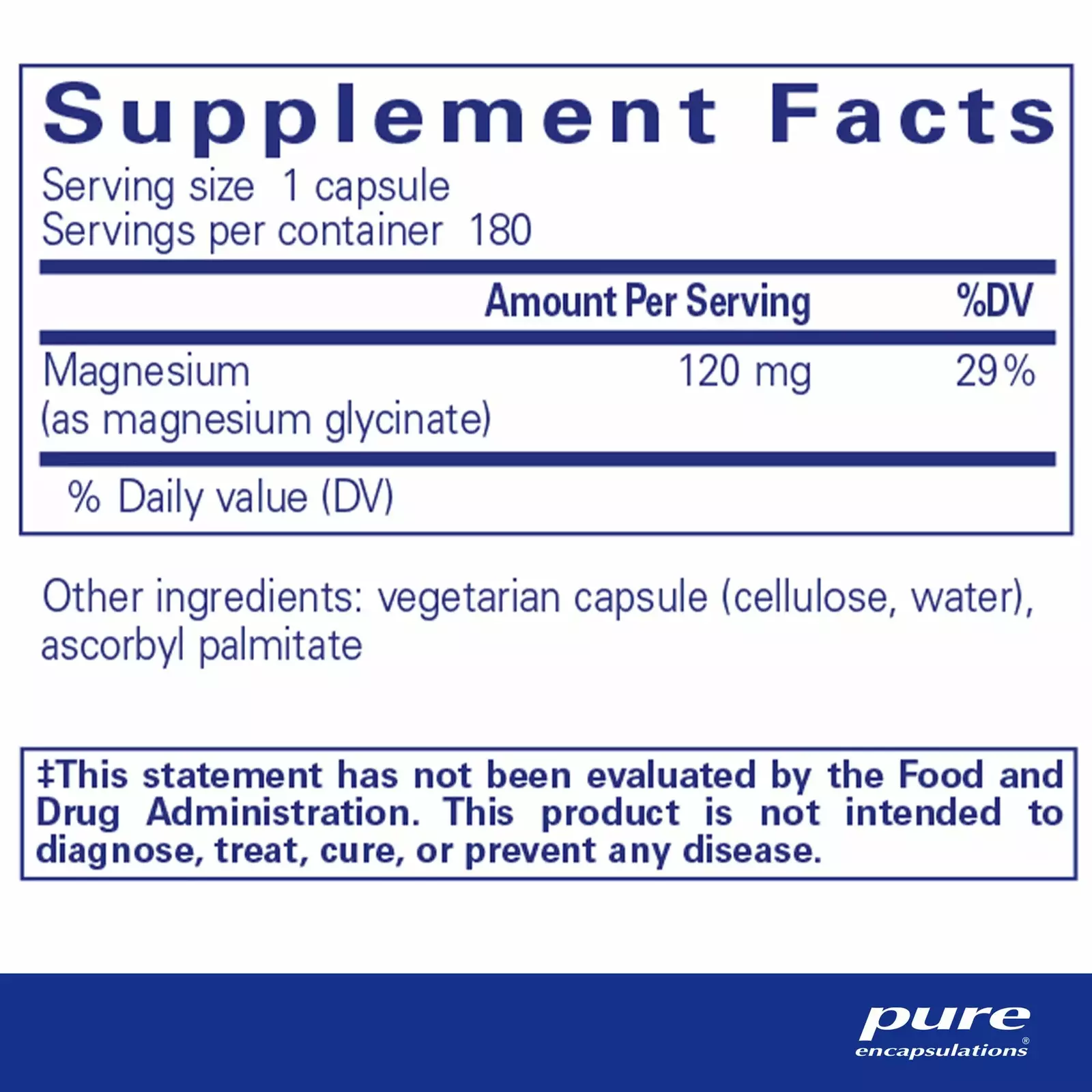 Magnesium (glycinate) #180