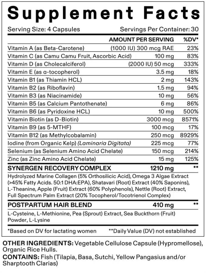 Nutrafol Postpartum #120