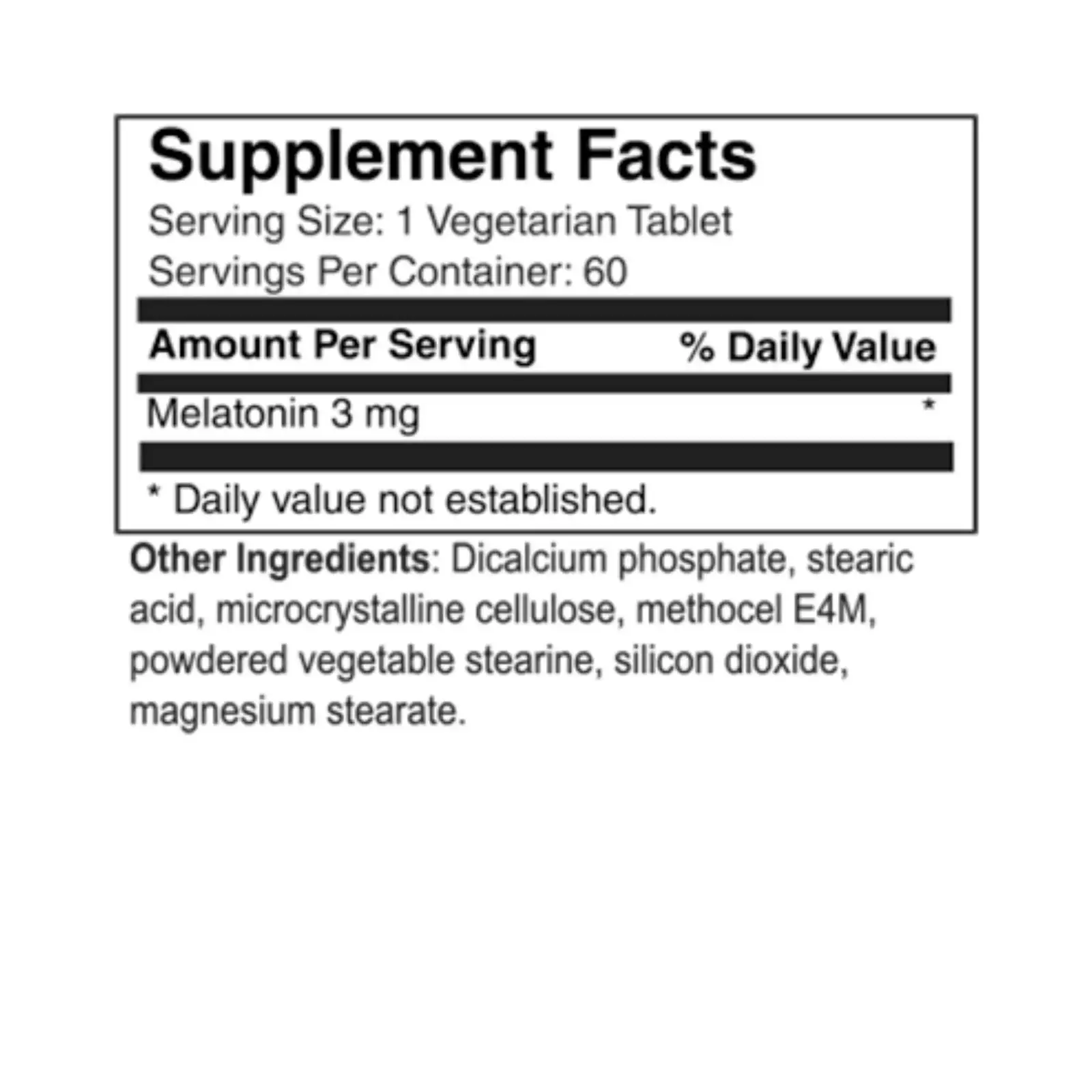 Melatonin 3mg Sustained Release