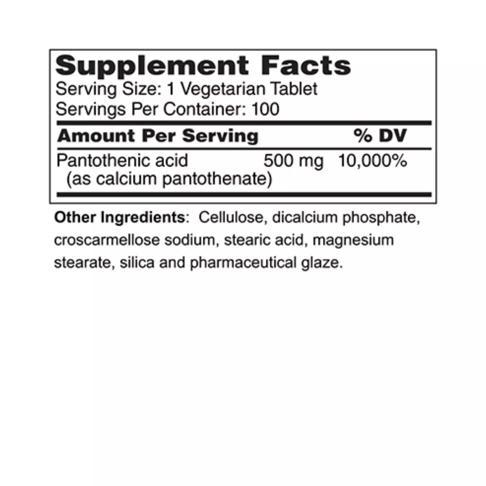 Pantothenic Acid