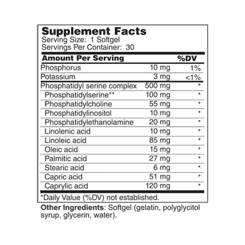 Phosphatidyl Serine Complex